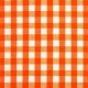 Tela patchwork: cuadros naranjas
