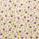 Tela patchwork: florecitas en morado y lila