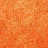Tela patchwork cachemir en naranja 1