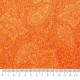 Tela patchwork cachemir en naranja 2