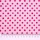 Tela patchwork florecitas frambuesa sobre rosa claro 2