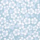 Tela patchwork rosas silvestres en azul claro 1