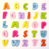 Botones en forma de letras