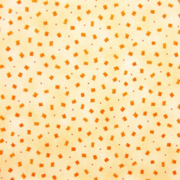 Tela patchwork confeti naranja
