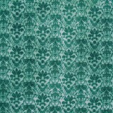 Tela patchwork Gorjuss Heartfelt adamascado en verde turquesa 1
