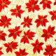 Tela patchwork Holiday Accents Classics poinsetias rojas 1