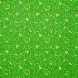 Tela patchwork de Navidad Sparkle filigranas y hojitas en verde 1