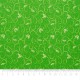 Tela patchwork de Navidad Sparkle filigranas y hojitas en verde 2
