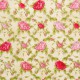 Tela patchwork Mirabelle La Vie en Rose rosas sobre beige