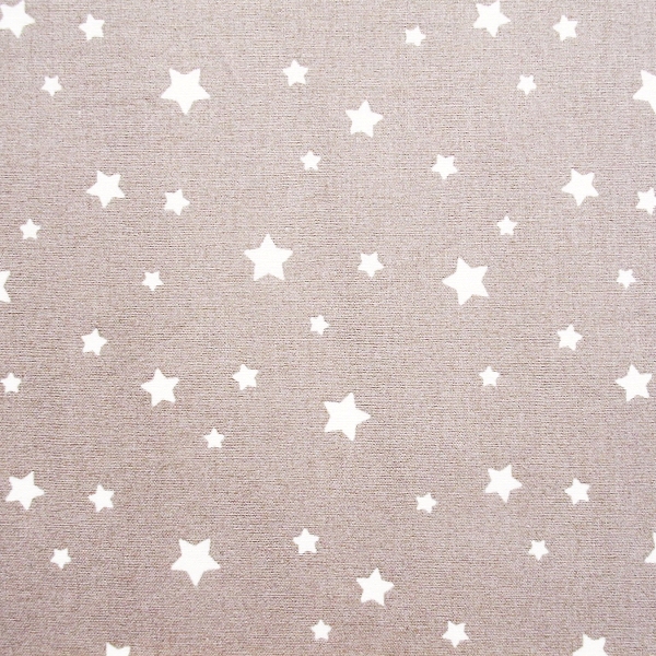 Tela patchwork estrellas blancas sobre gris