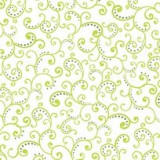 Tela patchwork Devon espirales en verde