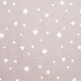 Tela patchwork estrellas blancas sobre gris 1
